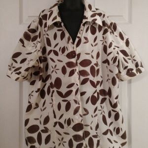 Foxcroft Fitted S/S Wrinkle-Free Blouse Classic